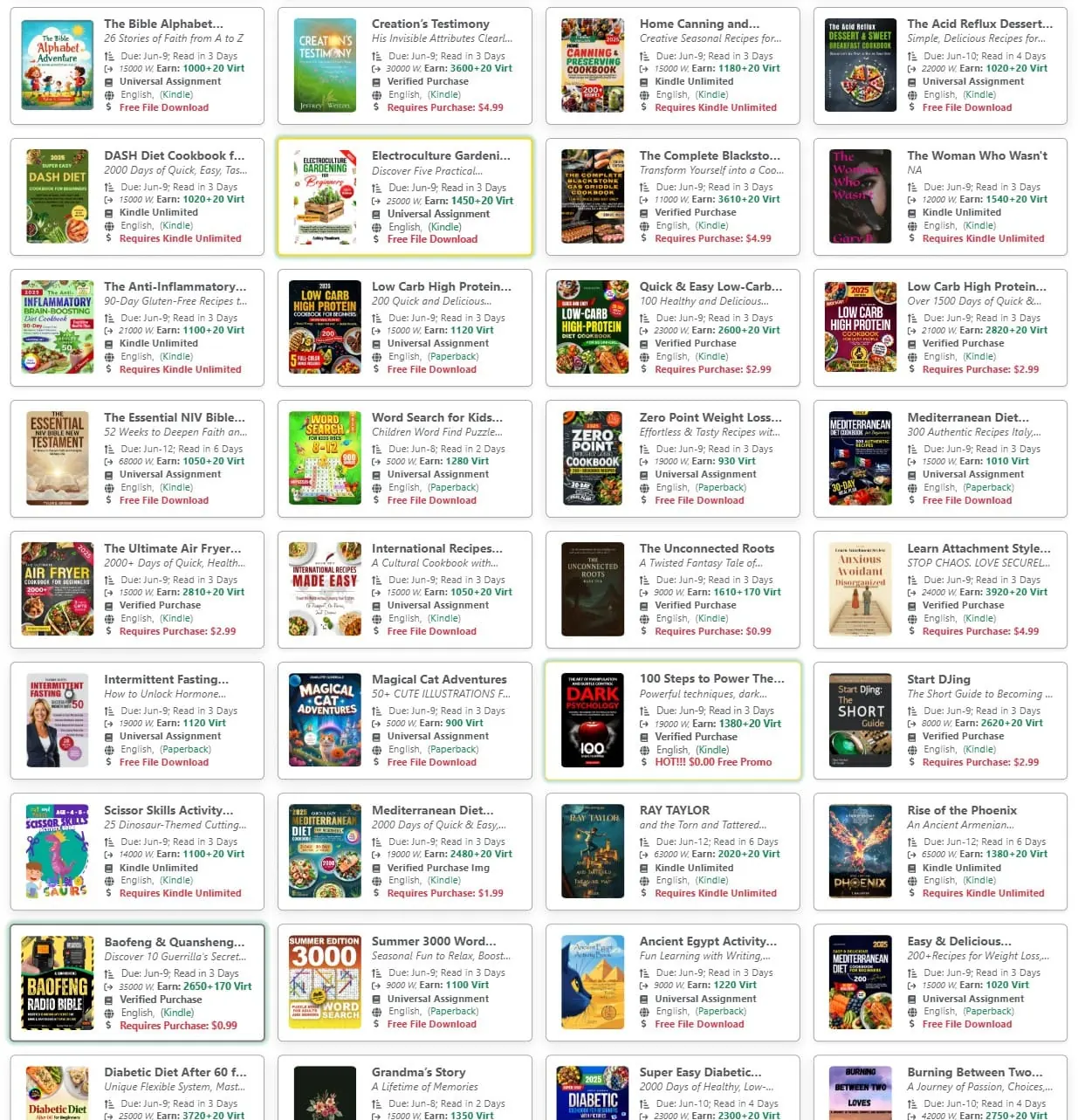 Virtalibry reader library preview